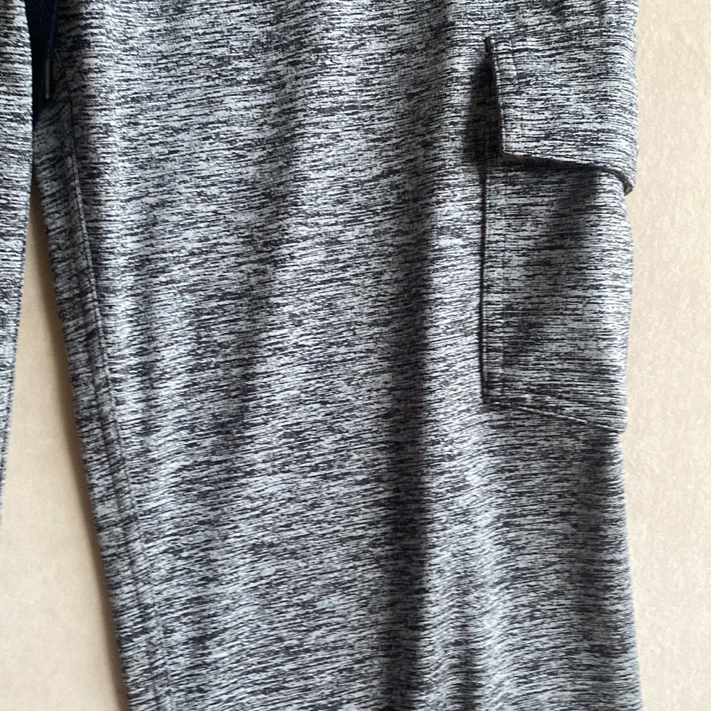 Black and White Tweed Casual Joggers - Picture 3 of 7